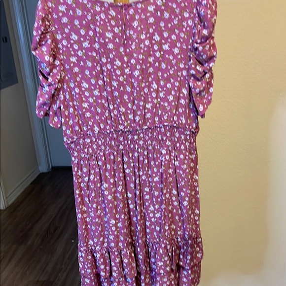 Floral Pink Mini Dress - Picture 8 of 8